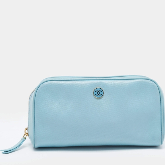 CHANEL Light Blue Cosmetic pouch - Picture 1 of 10